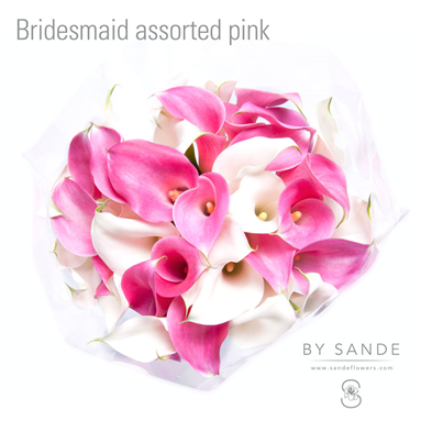 Bridesmaid assorted pink